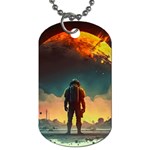 Leadership Alien Soldier Warrior Fantasy Dog Tag (Two Sides) Front