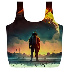 Leadership Alien Soldier Warrior Fantasy Full Print Recycle Bag (XL)