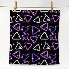 Abstract Background Graphic Pattern Face Towel by Ravend