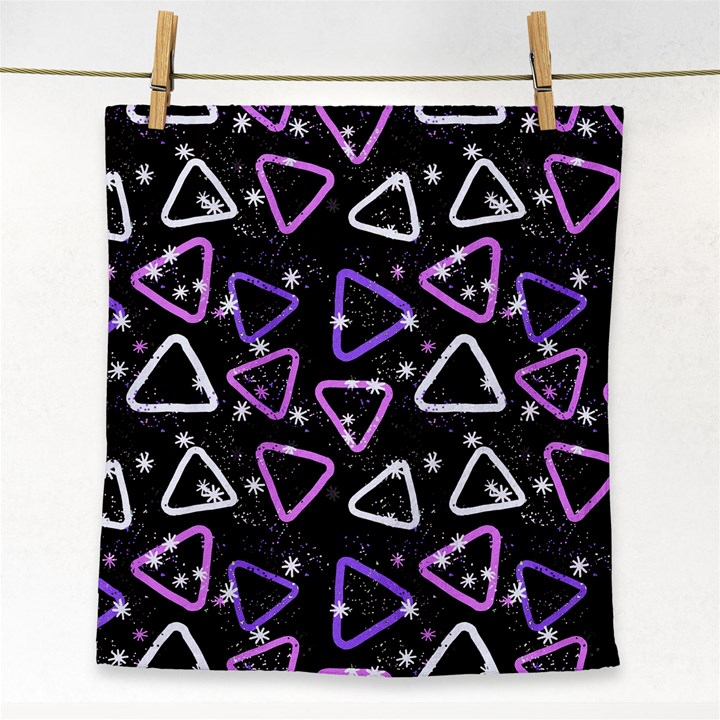 Abstract Background Graphic Pattern Face Towel