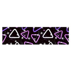 Abstract Background Graphic Pattern Oblong Satin Scarf (16  X 60 ) by Ravend