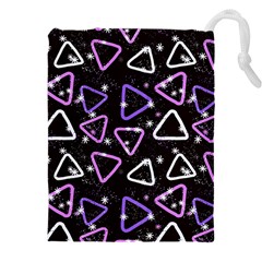 Abstract Background Graphic Pattern Drawstring Pouch (4xl) by Ravend