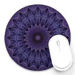 Shape Geometric Symmetrical Round Mousepad by Ravend