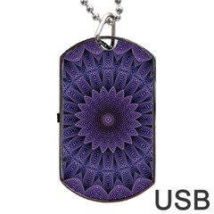 Shape Geometric Symmetrical Dog Tag Usb Flash (one Side) by Ravend