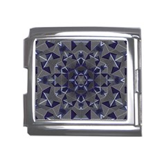 Kaleidoscope Geometric Pattern Mega Link Italian Charm (18mm) by Ravend