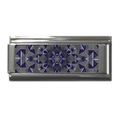 Kaleidoscope Geometric Pattern Superlink Italian Charm (9mm) by Ravend