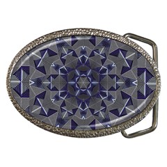 Kaleidoscope Geometric Pattern Belt Buckles by Ravend