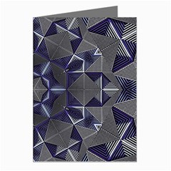 Kaleidoscope Geometric Pattern Greeting Cards (pkg Of 8) by Ravend