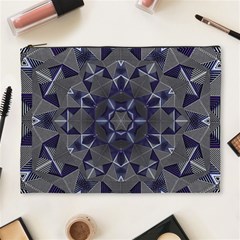 Kaleidoscope Geometric Pattern Cosmetic Bag (xl) by Ravend