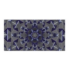 Kaleidoscope Geometric Pattern Satin Wrap 35  X 70  by Ravend