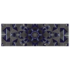 Kaleidoscope Geometric Pattern Banner And Sign 9  X 3 