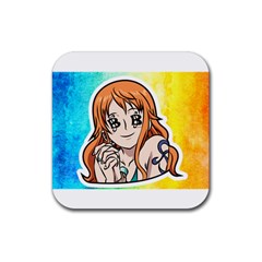 Nami Lovers Money Rubber Coaster (square) by designmarketalsprey31