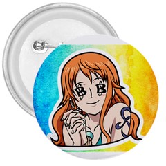 Nami Lovers Money 3  Buttons by designmarketalsprey31