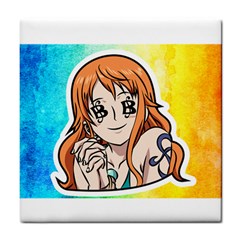 Nami Lovers Money Tile Coaster by designmarketalsprey31