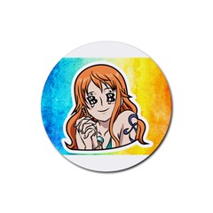 Nami Lovers Money Rubber Coaster (round) by designmarketalsprey31