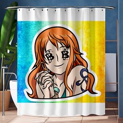 Nami Lovers Money Shower Curtain 60  X 72  (medium)  by designmarketalsprey31