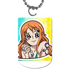 Nami Lovers Money Dog Tag (one Side) by designmarketalsprey31