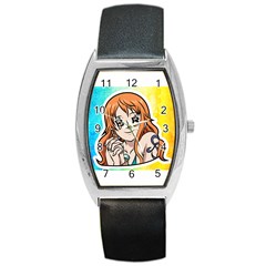 Nami Lovers Money Barrel Style Metal Watch by designmarketalsprey31