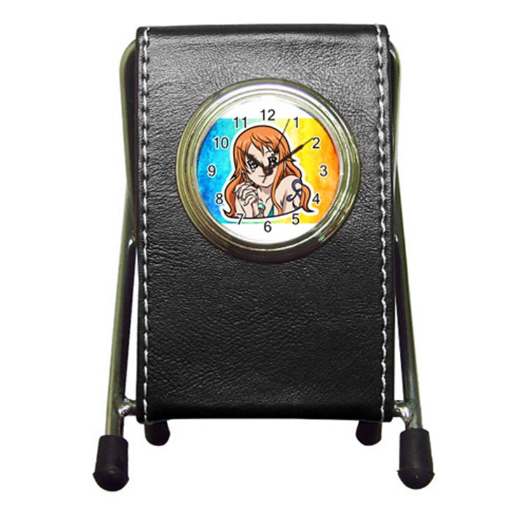 Nami Lovers Money Pen Holder Desk Clock