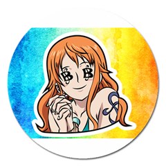 Nami Lovers Money Magnet 5  (round) by designmarketalsprey31