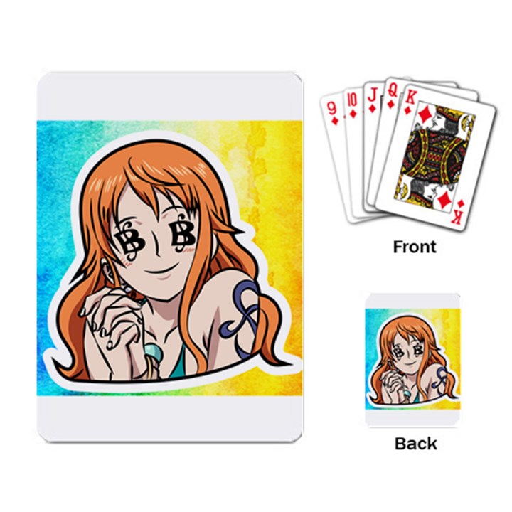 Nami Lovers Money Playing Cards Single Design (Rectangle)