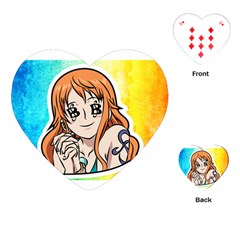 Nami Lovers Money Playing Cards Single Design (heart)