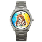 Nami Lovers Money Sport Metal Watch Front