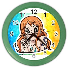 Nami Lovers Money Color Wall Clock by designmarketalsprey31