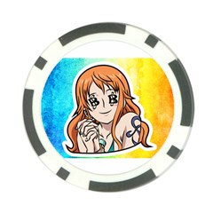 Nami Lovers Money Poker Chip Card Guard by designmarketalsprey31