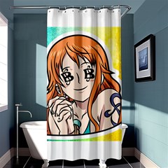 Nami Lovers Money Shower Curtain 36  X 72  (stall)  by designmarketalsprey31