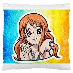 Nami Lovers Money Large Cushion Case (two Sides) by designmarketalsprey31