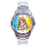 Nami Lovers Money Stainless Steel Analogue Watch Front