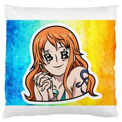 Nami Lovers Money Standard Premium Plush Fleece Cushion Case (one Side) by designmarketalsprey31