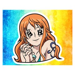 Nami Lovers Money One Side Premium Plush Fleece Blanket (small)