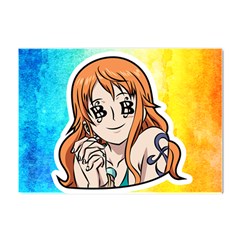 Nami Lovers Money Crystal Sticker (a4) by designmarketalsprey31