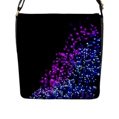 Sparkle Flap Closure Messenger Bag (l) by Sparkle