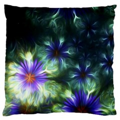 Fractalflowers Standard Premium Plush Fleece Cushion Case (one Side) by Sparkle