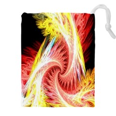 Fractalflowers Drawstring Pouch (4xl) by Sparkle