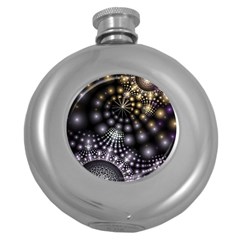 Digitalart Balls Round Hip Flask (5 Oz) by Sparkle