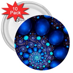 Digitalart Balls 3  Buttons (10 Pack)  by Sparkle