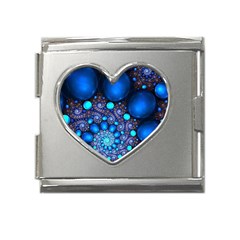 Digitalart Balls Mega Link Heart Italian Charm (18mm) by Sparkle