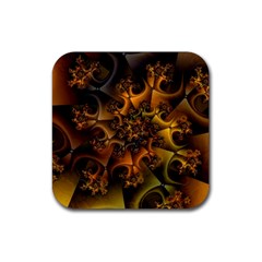 Digitalartflower Rubber Coaster (square) by Sparkle