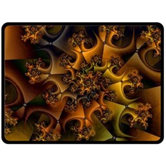 Digitalartflower One Side Fleece Blanket (large) by Sparkle