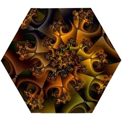 Digitalartflower Wooden Puzzle Hexagon by Sparkle