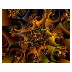 Digitalartflower One Side Premium Plush Fleece Blanket (medium) by Sparkle