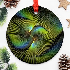 Digitalart  Waves Ornament (round) by Sparkle