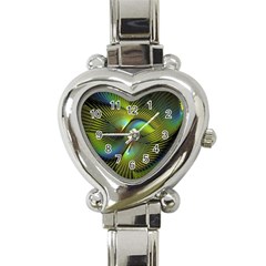 Digitalart  Waves Heart Italian Charm Watch by Sparkle