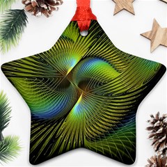 Digitalart  Waves Star Ornament (two Sides)