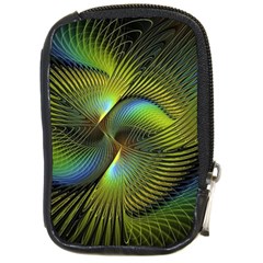 Digitalart  Waves Compact Camera Leather Case by Sparkle