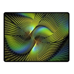 Digitalart  Waves One Side Fleece Blanket (small) by Sparkle